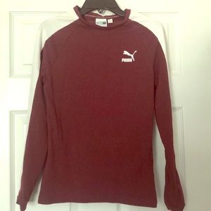 Long sleeve Puma gym top